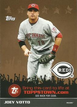 2009 Topps Updates & Highlights - Ticket to ToppsTown Gold #FCTTT57 Joey Votto Front