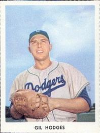 1955 Golden Stamps Brooklyn Dodgers #NNO Gil Hodges Front