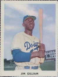 1955 Golden Stamps Brooklyn Dodgers #NNO Jim Gilliam Front