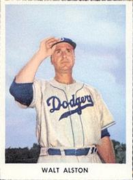 1955 Golden Stamps Brooklyn Dodgers #NNO Walt Alston Front