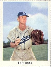 1955 Golden Stamps Brooklyn Dodgers #NNO Don Hoak Front