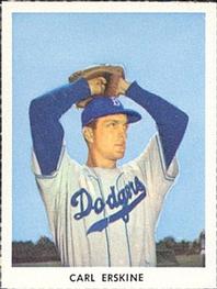 1955 Golden Stamps Brooklyn Dodgers #NNO Carl Erskine Front