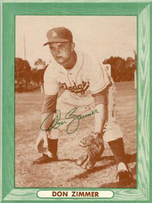 1958 Bell Brand Los Angeles Dodgers #NNO Don Zimmer Front