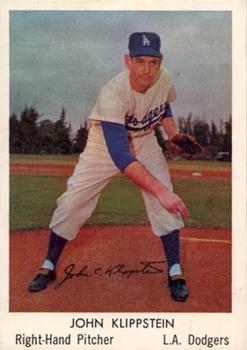 1960 Bell Brand Los Angeles Dodgers #12 Johnny Klippstein Front