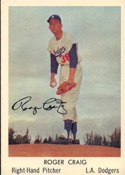 1960 Bell Brand Los Angeles Dodgers #15 Roger Craig Front