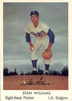 1960 Bell Brand Los Angeles Dodgers #16 Stan Williams Front
