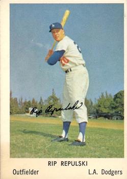 1960 Bell Brand Los Angeles Dodgers #5 Rip Repulski Front