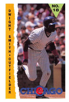 1990 Marathon Chicago Cubs #NNO Dwight Smith Front