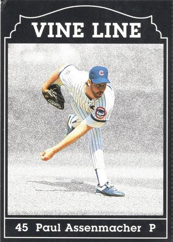 1991 Vine Line Chicago Cubs #NNO Paul Assenmacher Front