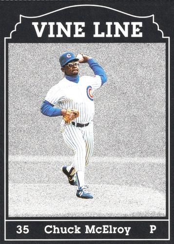 1991 Vine Line Chicago Cubs #NNO Chuck McElroy Front