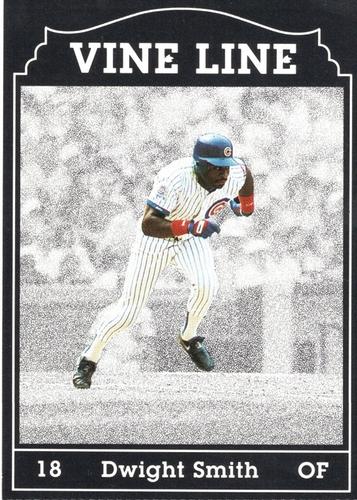 1991 Vine Line Chicago Cubs #NNO Dwight Smith Front