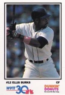 1992 Dunkin' Donuts Boston Red Sox #NNO Ellis Burks Front