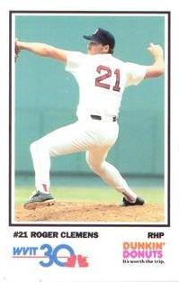 1992 Dunkin' Donuts Boston Red Sox #NNO Roger Clemens Front