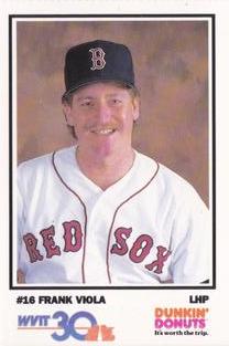 1992 Dunkin' Donuts Boston Red Sox #NNO Frank Viola Front