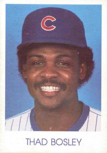 1985 Lion Photo Chicago Cubs #NNO Thad Bosley Front