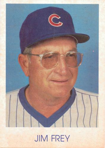 1985 Lion Photo Chicago Cubs #NNO Jim Frey Front