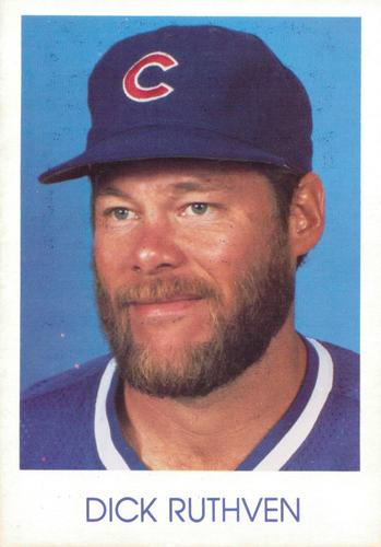 1985 Lion Photo Chicago Cubs #NNO Dick Ruthven Front