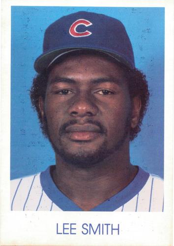 1985 Lion Photo Chicago Cubs #NNO Lee Smith Front