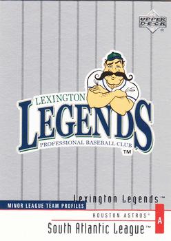 2002 Upper Deck Minor League #248 Lexington Legends Front