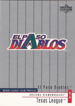 2002 Upper Deck Minor League #290 El Paso Diablos Front