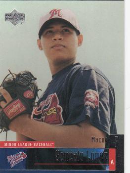 2002 Upper Deck Minor League #30 Gonzalo Lopez Front