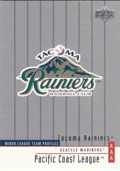 2002 Upper Deck Minor League #318 Tacoma Rainiers Front