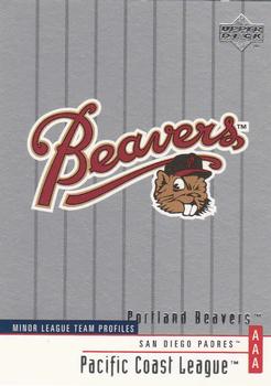 2002 Upper Deck Minor League #339 Portland Beavers Front