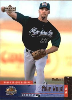 2002 Upper Deck Minor League #16 Mike Wood Front