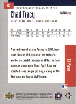 2002 Upper Deck Minor League #62 Chad Tracy Back