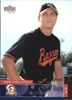 2002 Upper Deck Minor League #123 Matt Riley Front