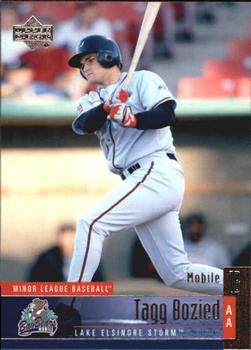 2002 Upper Deck Minor League #128 Tagg Bozied Front