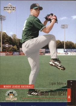2002 Upper Deck Minor League #143 Sean Burnett Front