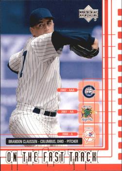 2002 Upper Deck Minor League #230 Brandon Claussen Front