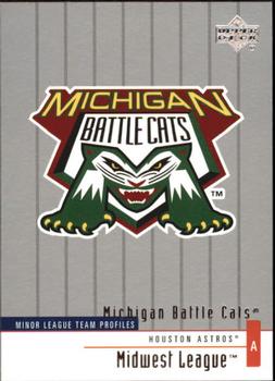 2002 Upper Deck Minor League #249 Michigan Battle Cats Front