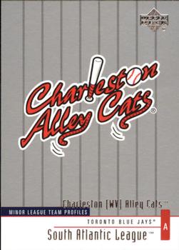 2002 Upper Deck Minor League #259 Charleston WV Alley Cats Front