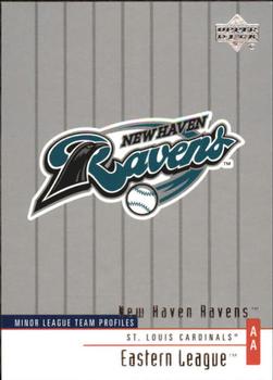 2002 Upper Deck Minor League #273 New Haven Ravens Front