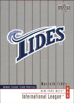 2002 Upper Deck Minor League #328 Norfolk Tides Front