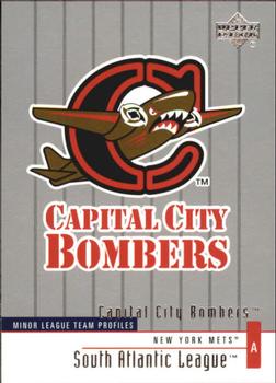 2002 Upper Deck Minor League #331 Capital City Bombers Front