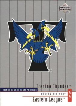 2002 Upper Deck Minor League #360 Trenton Thunder Front