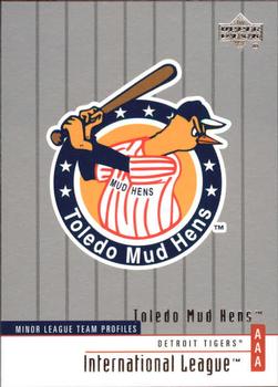 2002 Upper Deck Minor League #380 Toledo Mud Hens Front