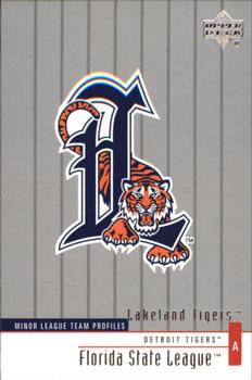 2002 Upper Deck Minor League #382 Lakeland Tigers Front