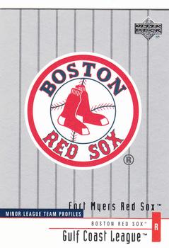 2002 Upper Deck Minor League #364 Gulf Coast Red Sox Front