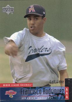2002 Upper Deck Minor League #3 Francisco Rodriguez Front