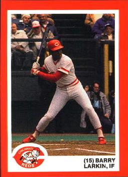 1987 Kahn's Cincinnati Reds #NNO Barry Larkin Front