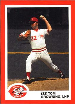 1987 Kahn's Cincinnati Reds #NNO Tom Browning Front