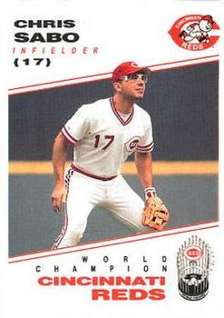 Chris Sabo Signed Cincinnati Reds 1988 Fleer Update Rookie Baseball Card  #U-87 – (PSA Encapsulated) – Schwartz Sports Memorabilia