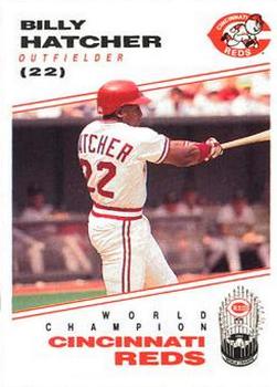 1991 Kahn's Cincinnati Reds #NNO Billy Hatcher Front