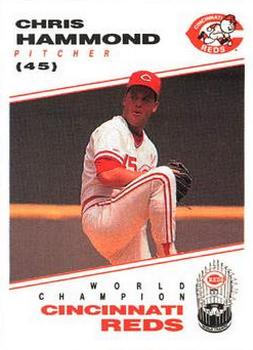 1991 Kahn's Cincinnati Reds #NNO Chris Hammond Front