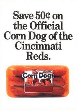 1992 Kahn's Cincinnati Reds #NNO Manufacturer's Coupon (Kahn's Corn Dogs) Front