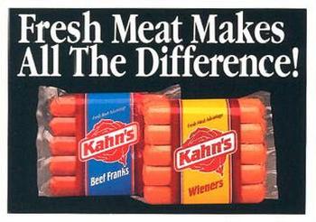 1992 Kahn's Cincinnati Reds #NNO Manufacturer's Coupon (Kahn's Beef Franks) Front